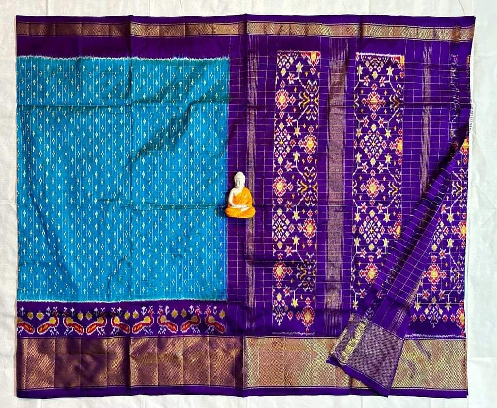 Kalamkari Designer Printed Dolla Silk Saree with Peacock Jacquard Weaving Border