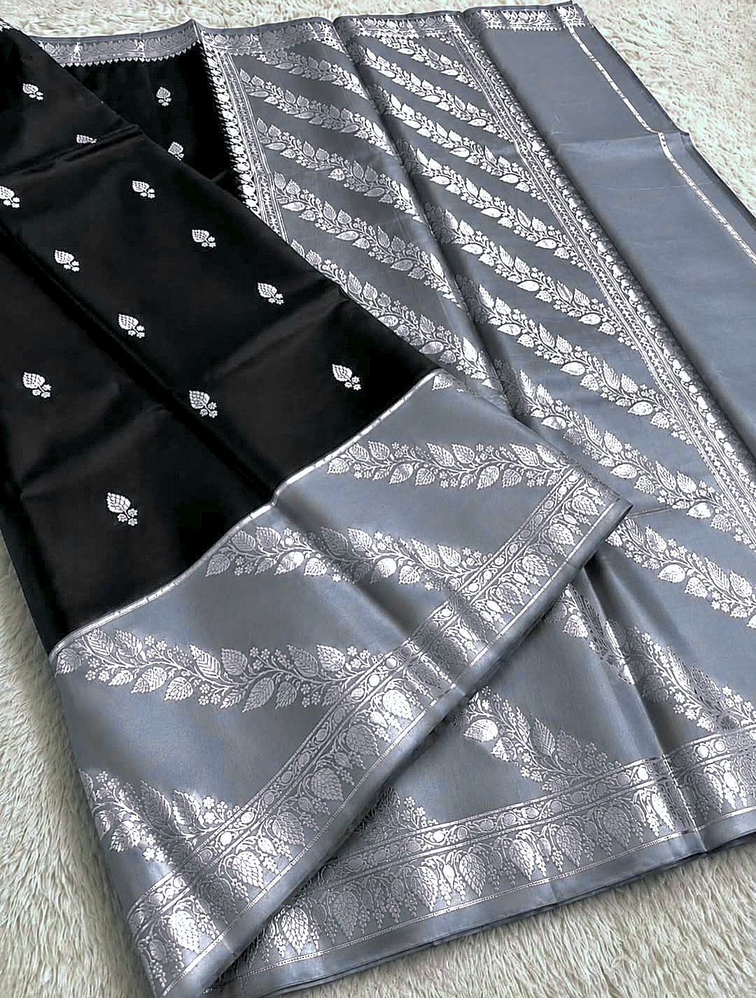 Lichi Kanchipuram Tussar Silk sarees