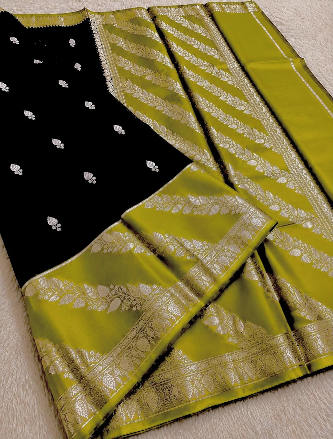 Lichi Kanchipuram Tussar Silk sarees