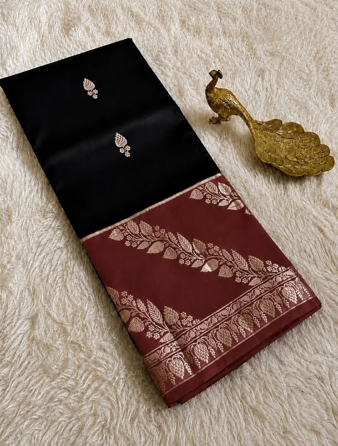 Lichi Kanchipuram Tussar Silk sarees