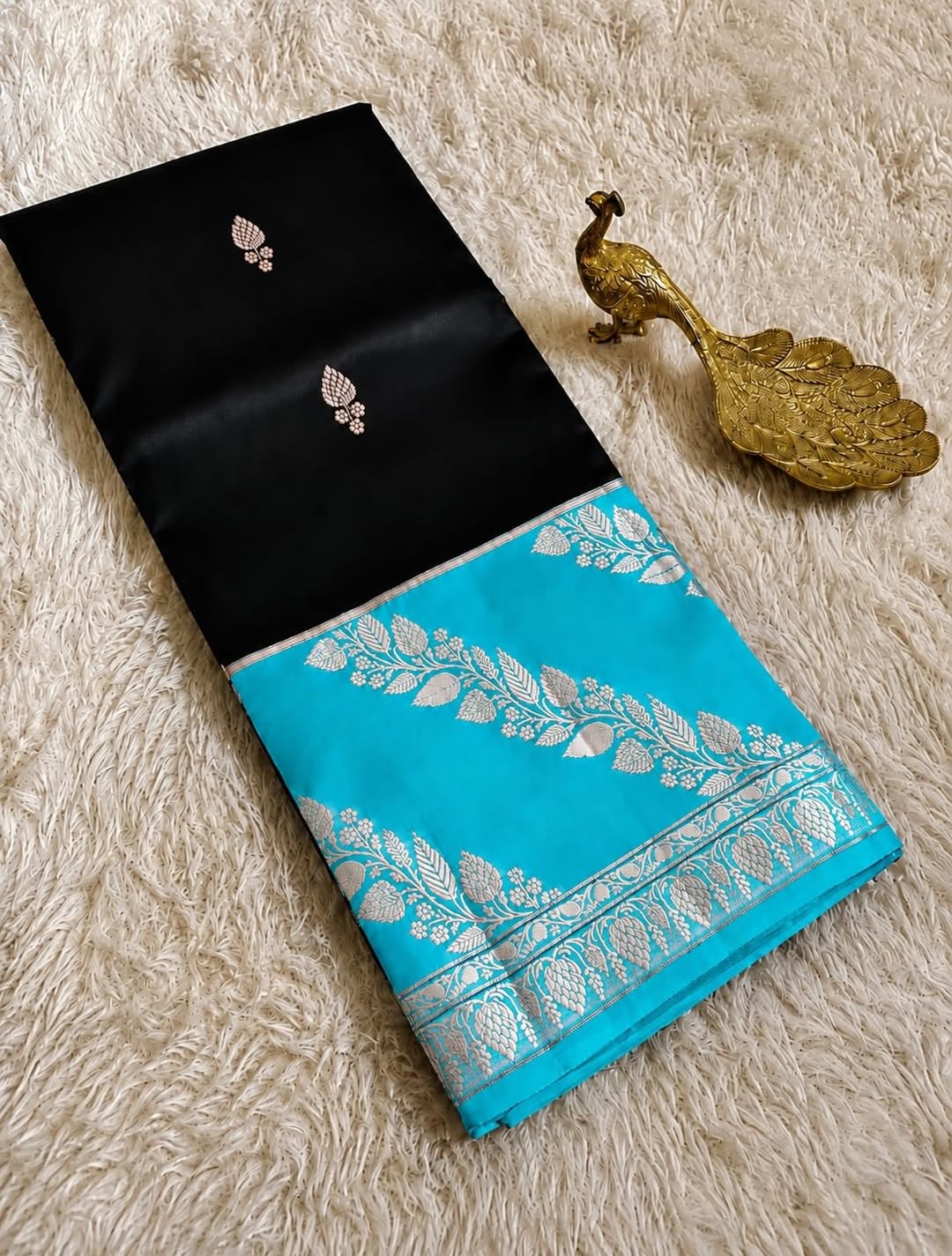 Lichi Kanchipuram Tussar Silk sarees