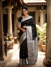 Lichi Kanchipuram Tussar Silk sarees
