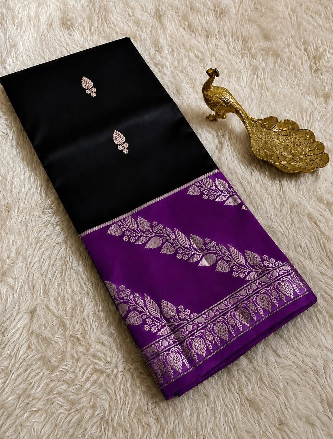 Lichi Kanchipuram Tussar Silk sarees